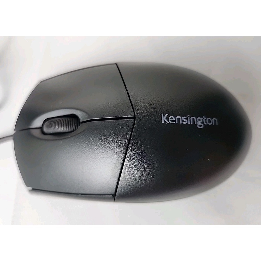 Kensington Pro Fit Wired Washable Mouse Black 1600 DPI K70315 Preowned EUC